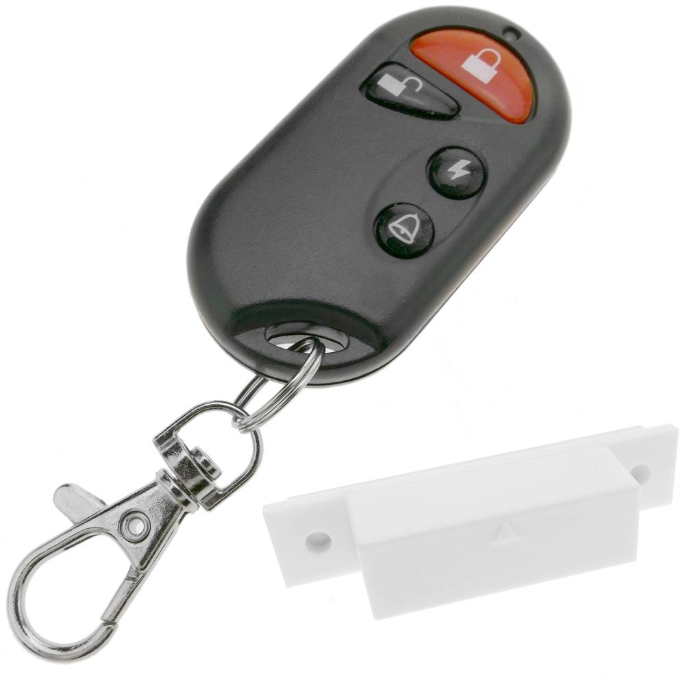 Alarm z bezprzewodowym magnetycznym czujnikiem drzwi