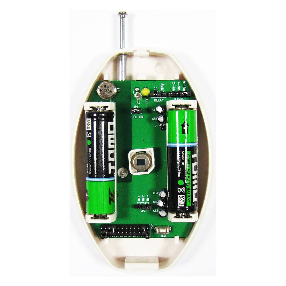 Volume de detector sem fio a 200 m de cortina