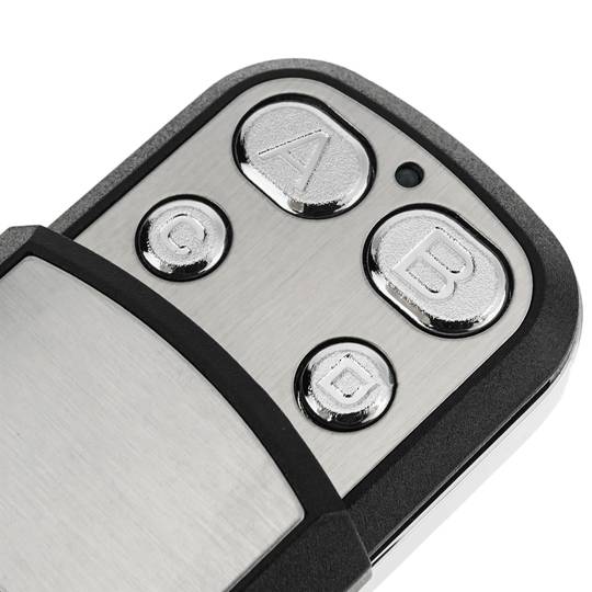 4-knops draadloze bediening met deksel en metallic