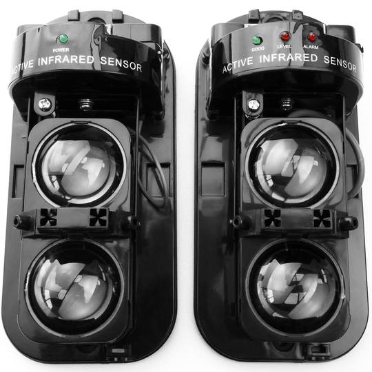 Barreira de detector infravermelho compacta de 2 raios para distância de 0m a 20m