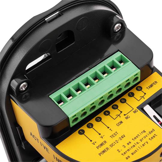 Barreira de detector infravermelho compacta de 2 raios para distância de 60m a 60m