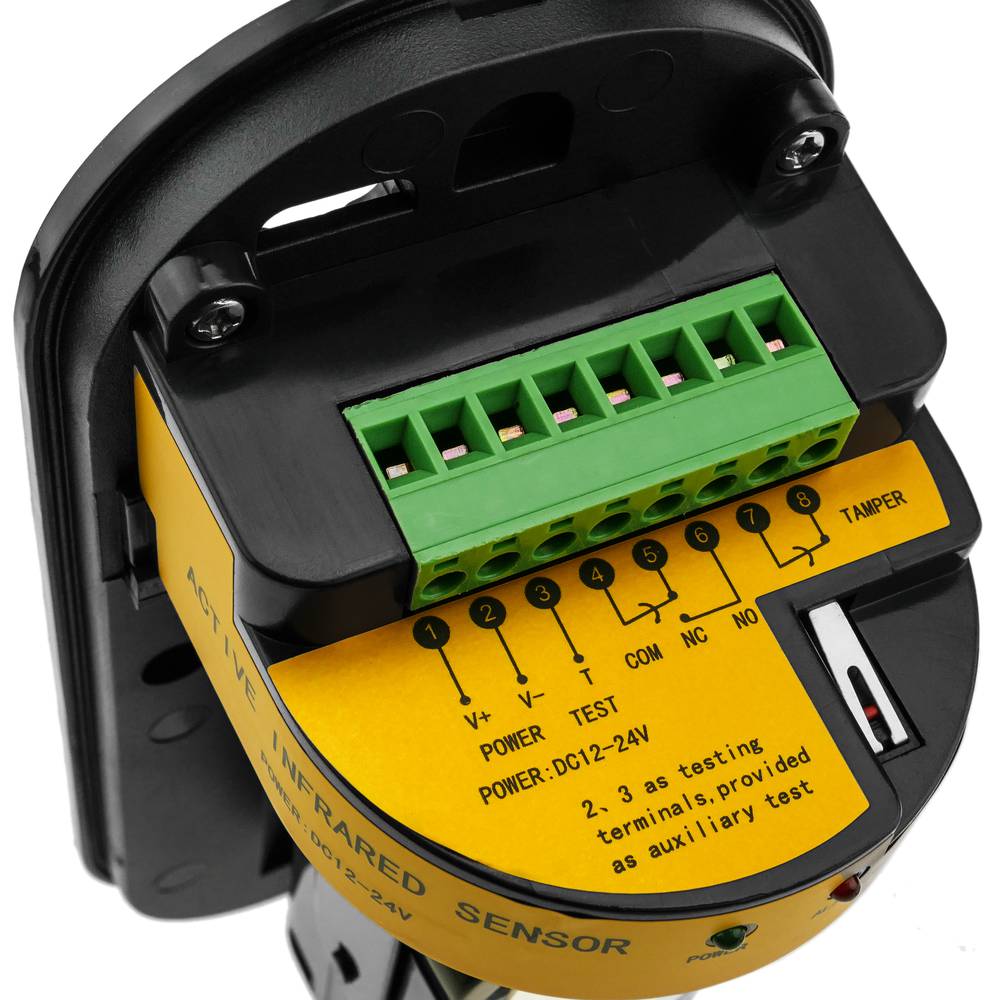 Détecteur infrarouge compact à 2 rayons pour une distance de 80 à 100 m