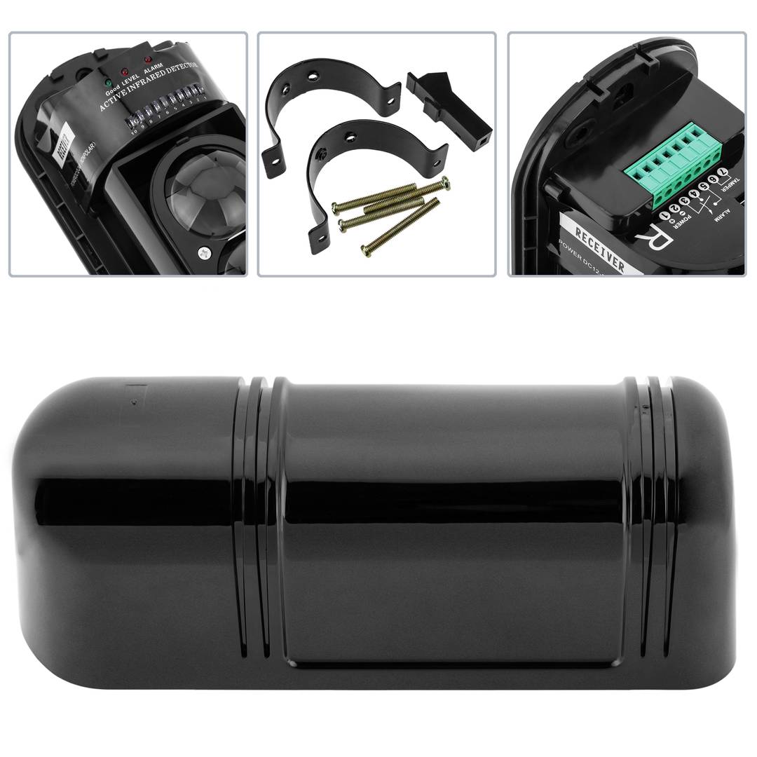 Alarme Barrière infrarouge pour compact distance de 150m 3 branches à 200m