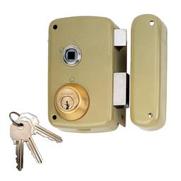Fechadura de aro com cilindro 5056B Entrada de 70mm para mão direita 95056BHE70D Lince
