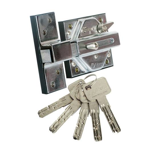 Forrellat d'alta seguretat 7930R ferro cromat 97930RHC de Lince