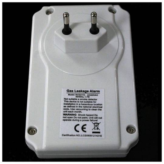 Detector de gas LPG butà propà amb alarma acústica