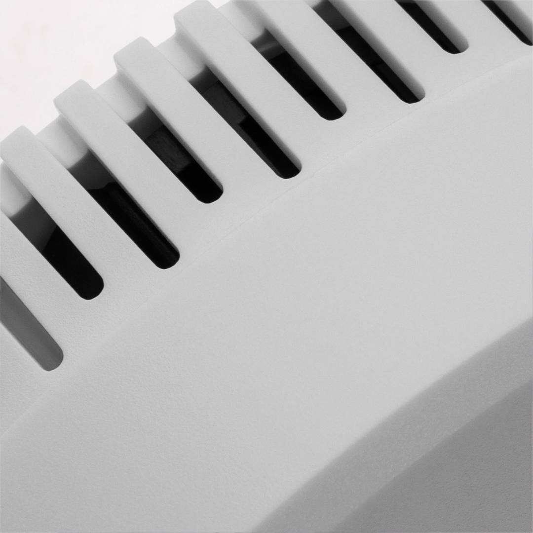 Detector de humo autónomo con indicadores LED, pantalla LCD y alarma acustica