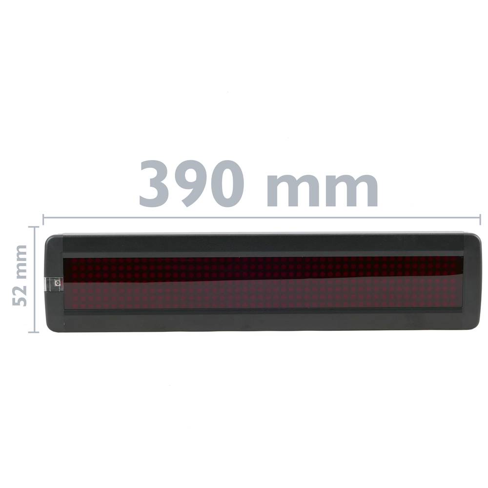 Rètol LED Cartell electrònic programable de 50x7 vermell DOT