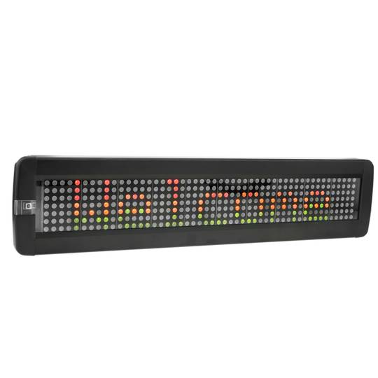 Bewegliches Zeichen LED Programmierbare Scrolling Nachricht Sign Board 50x7 rot grün DOT