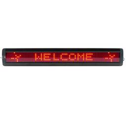 LED moving sign programmable scrolling message sign board 80x7 red DOT