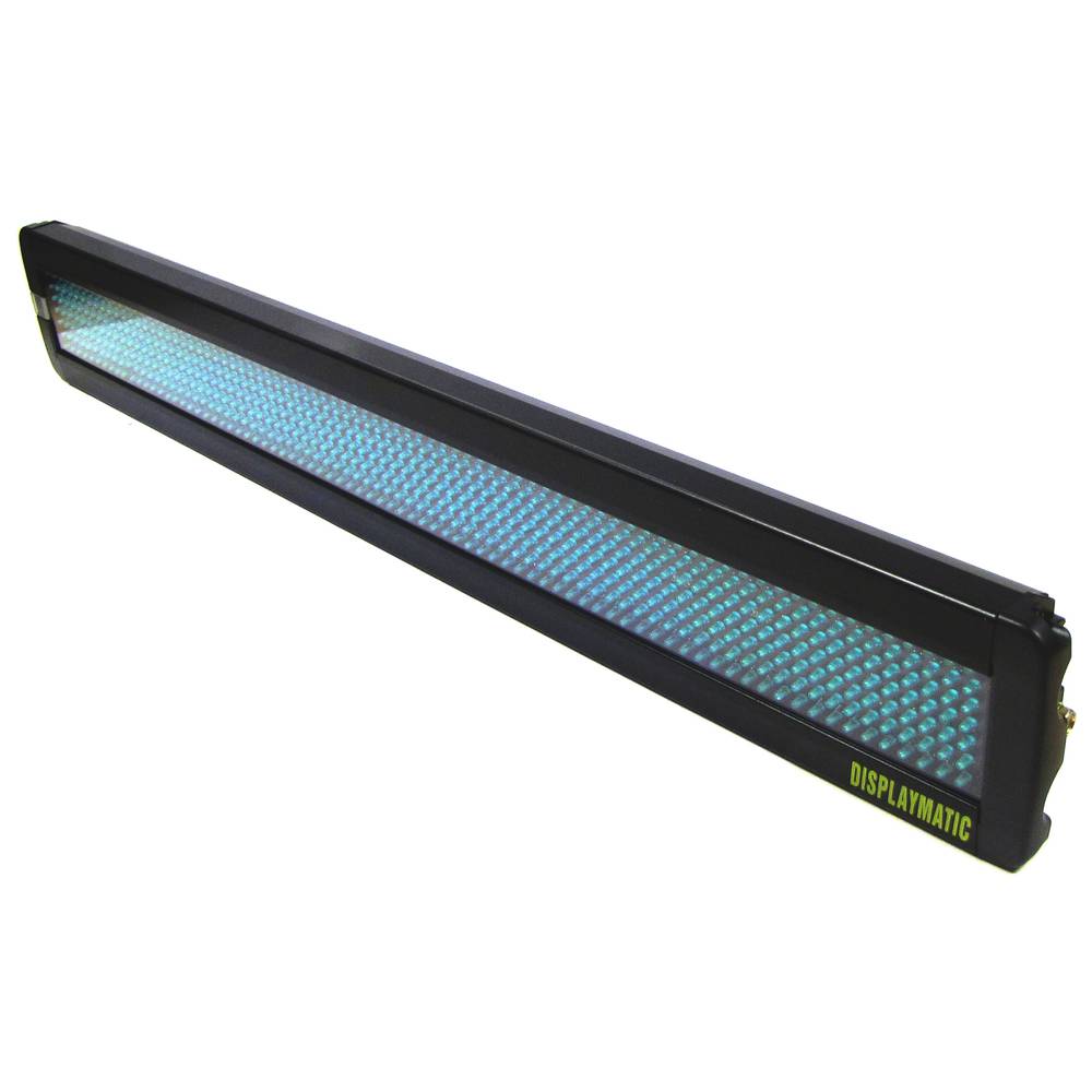Rótulo LED Cartel electrónico programable de 80x7 azul LED