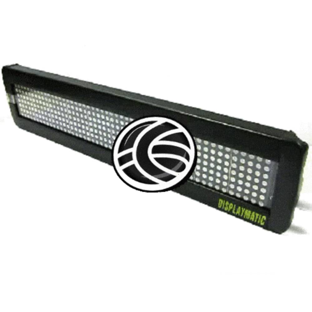 Rótulo LED Cartel electrónico programable de 80x7 azul LED
