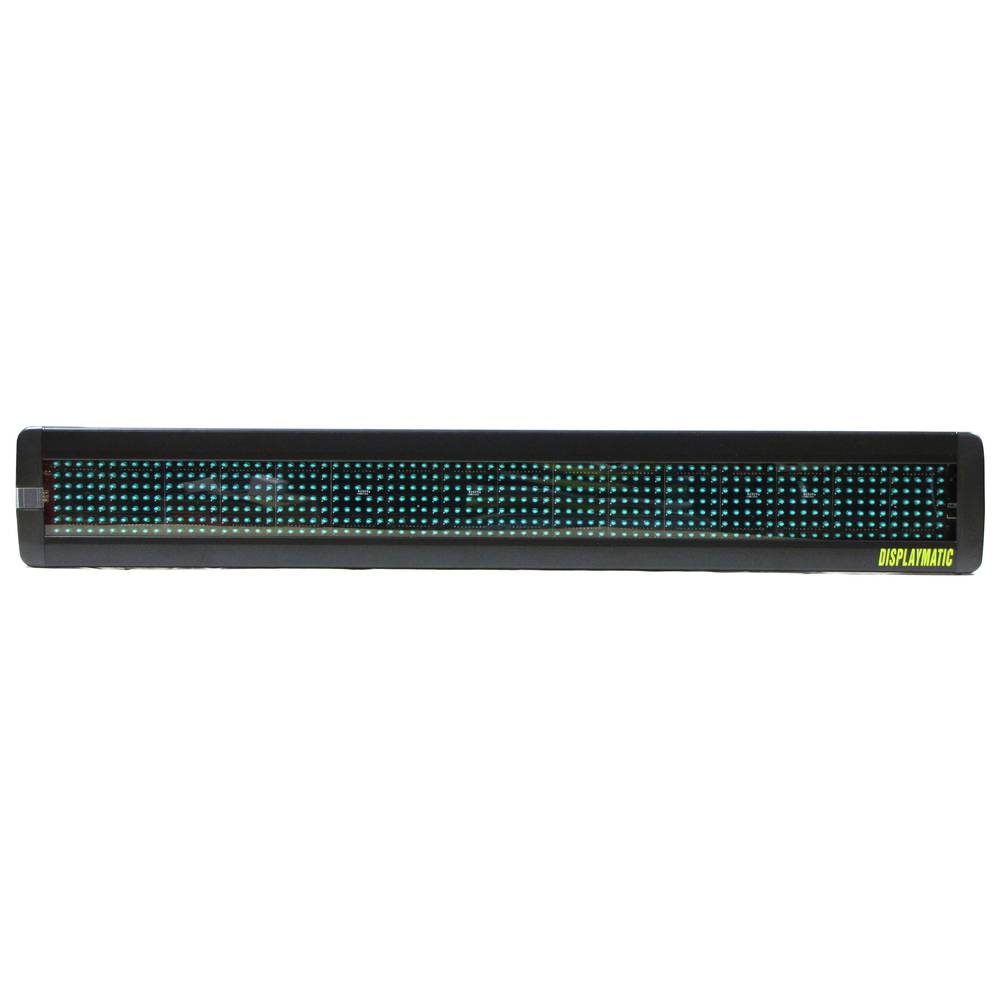 Rótulo LED Cartel electrónico programable de 80x7 azul LED