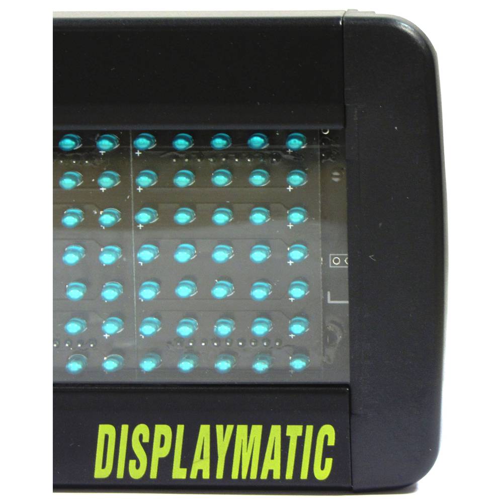 Rótulo LED Cartel electrónico programable de 80x7 azul LED