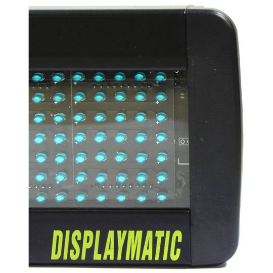 Znak LED 80x7 programowalny elektroniczny niebieski znak LED