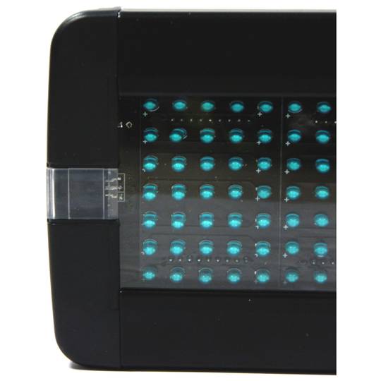 Znak LED 80x7 programowalny elektroniczny niebieski znak LED
