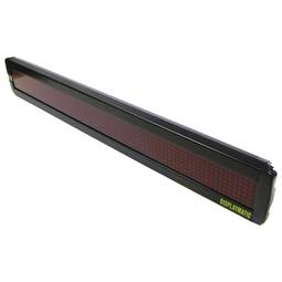 Rótulo LED Cartel electrónico programable de 80x7 rojo LED