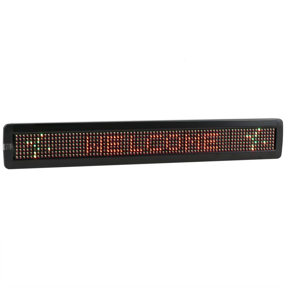Rótulo LED Cartel electrónico programable de 80x7 rojo verde LED
