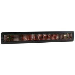 Rótulo LED Cartel electrónico programable de 80x7 rojo verde LED