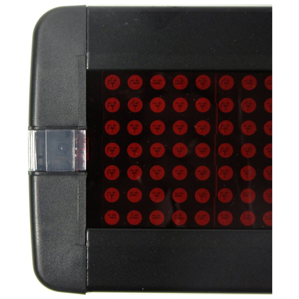 Bewegliches Zeichen LED Programmierbare Scrolling Nachricht Sign Board 120x7 rot DOT