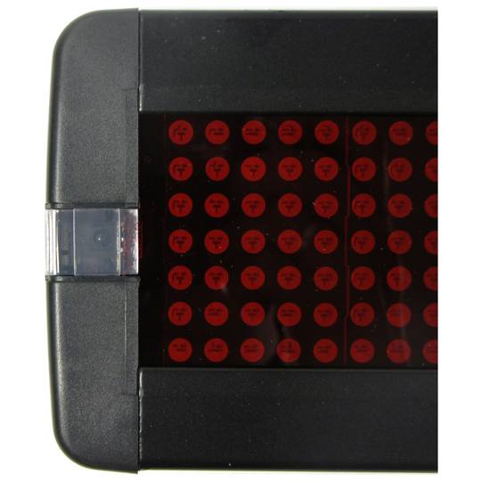 Bewegliches Zeichen LED Programmierbare Scrolling Nachricht Sign Board 120x7 rot DOT