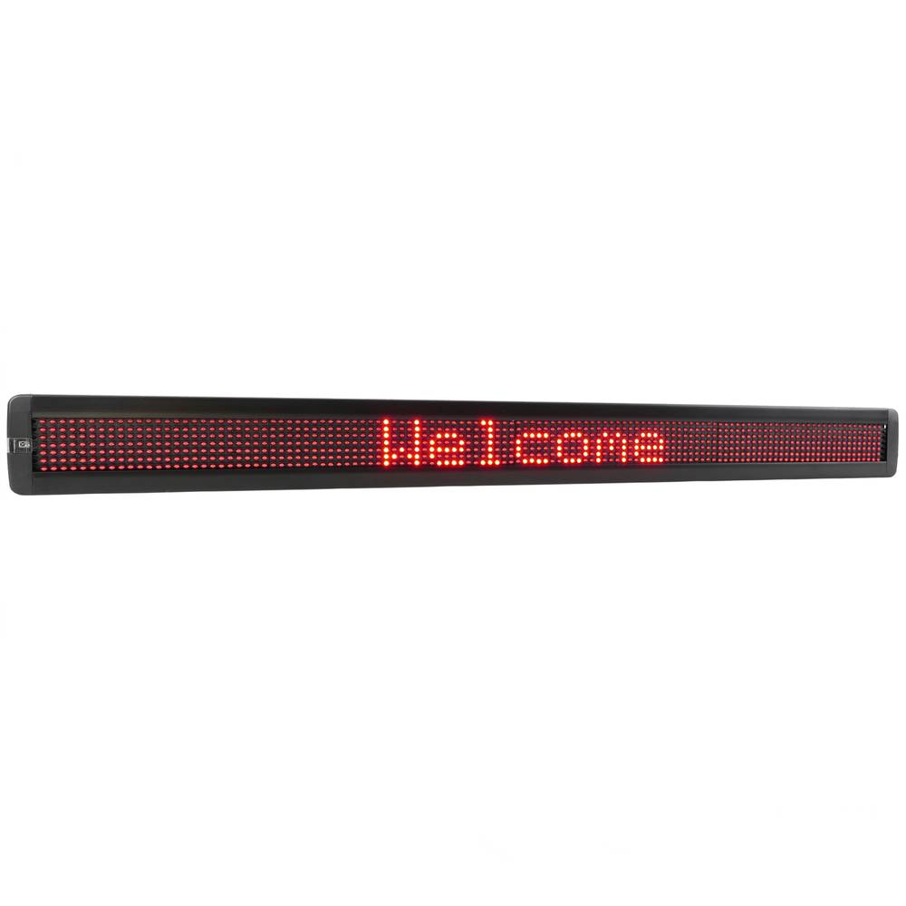 LED moving sign programmable scrolling message sign board 120x7 red LED