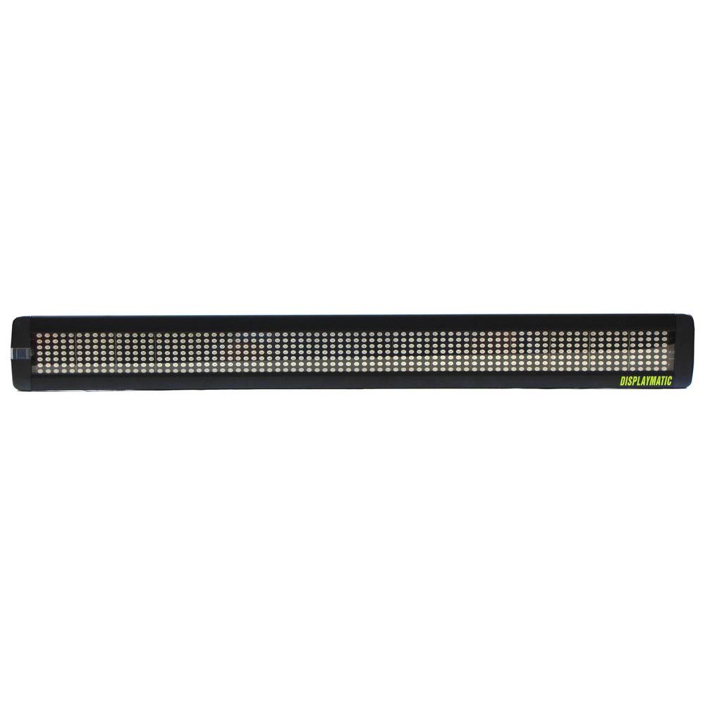 LED moving sign programmable scrolling message sign board 120x7 red green LED
