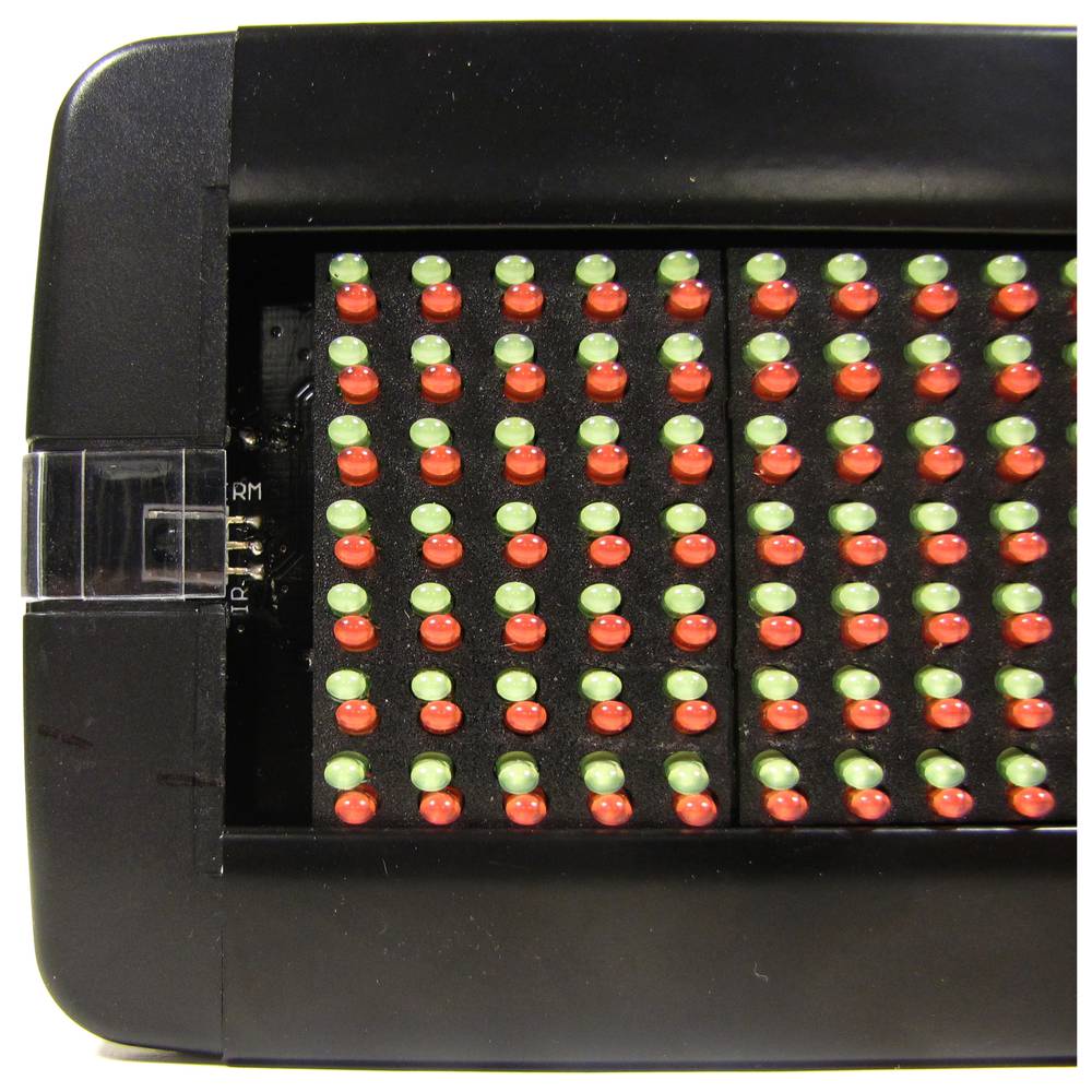 LED moving sign programmable scrolling message sign board 120x7 red green LED