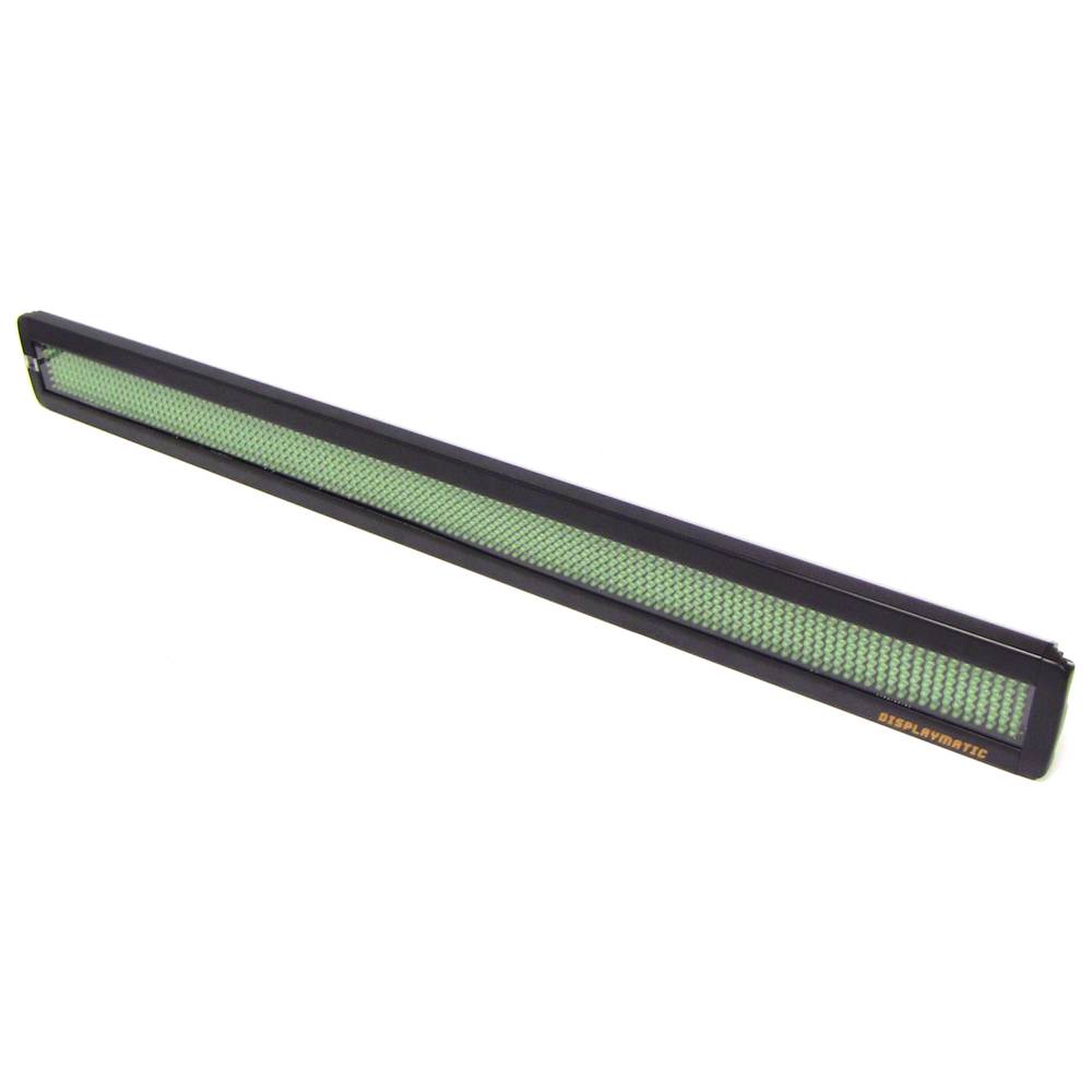 Rótulo LED Cartel electrónico programable de 120x7 verde LED