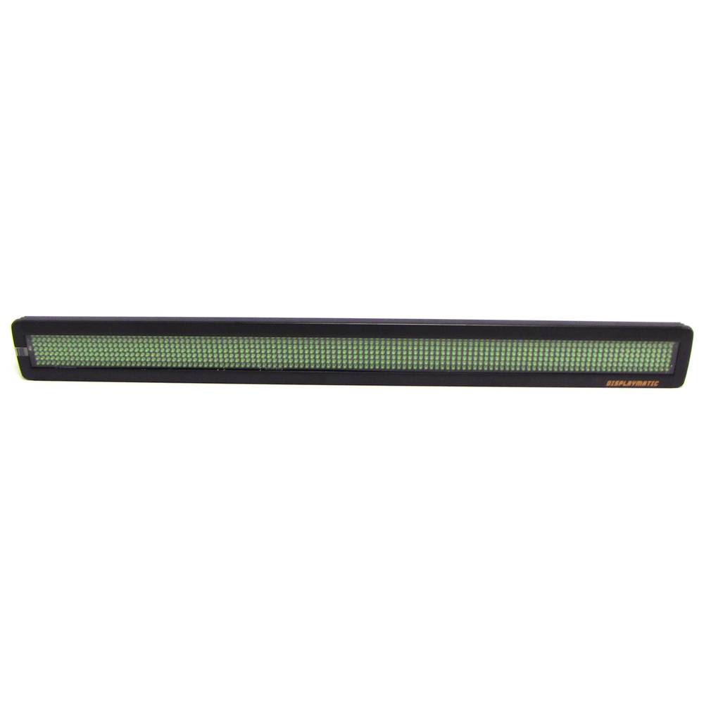 Rótulo LED Cartel electrónico programable de 120x7 verde LED
