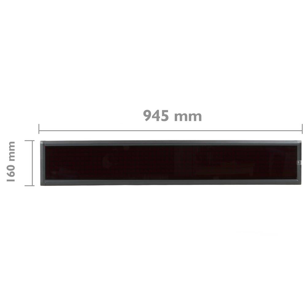 LED moving sign programmable scrolling message sign board 60x7 RGY high bright