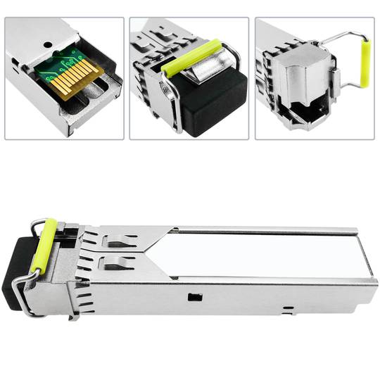 Module Mini-GBIC SFP SMF 1,25 Gbps glasvezel monomode 1310 / 1550nm 10 Km