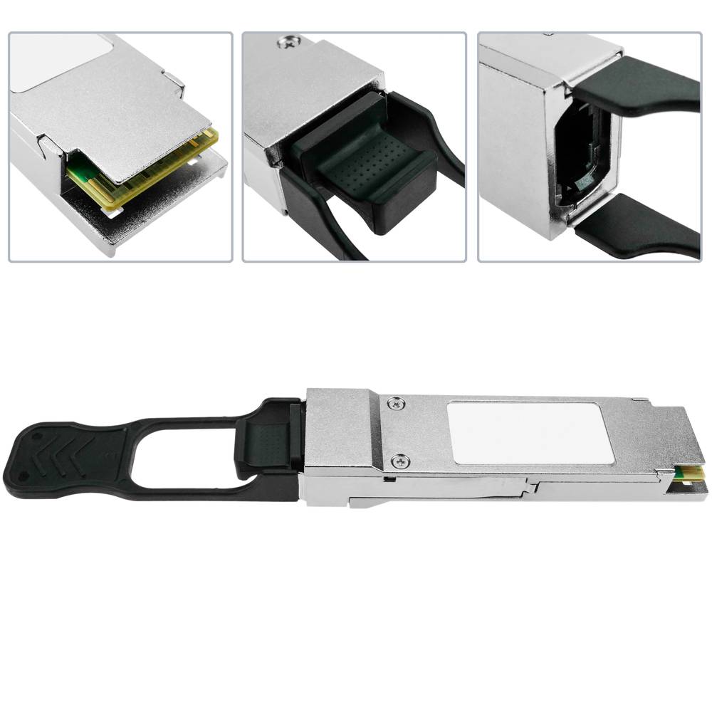 Module QSFP MMF 40 Gbps multimode fiber optic duplex MTP/MPO 850nm/900nm 100m OM4