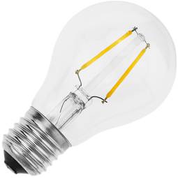 Żarówka LED A60 E27 230VAC 2W ciepłe światło, typ klasyczny z żarówkami typu A.