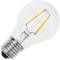 Żarówka LED A60 E27 230VAC 2W ciepłe światło, typ klasyczny z żarówkami typu A.