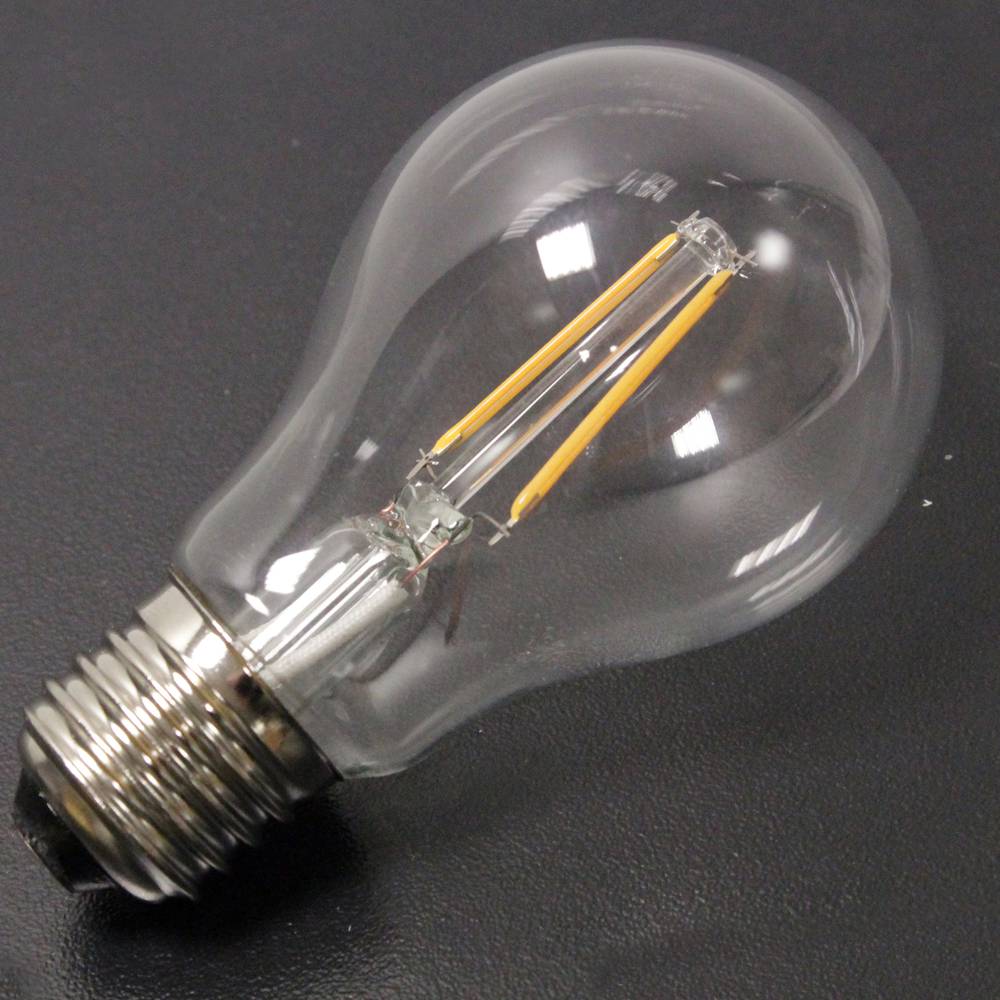 Żarówka LED A60 E27 230VAC 2W ciepłe światło, typ klasyczny z żarówkami typu A.