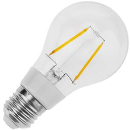 Żarówka LED A60 E27 230VAC 2W ciepłe światło, typ klasyczny z żarówkami typu B.