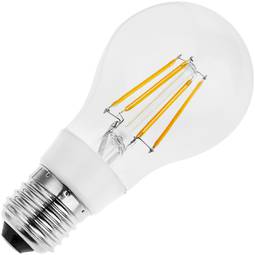 Żarówka LED A60 E27 230VAC 4W ciepłe światło, typ klasyczny z żarówkami typu B.