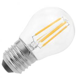 Żarówka LED A50 E27 230VAC 4W ciepłe światło, typ klasyczny z żarówkami typu A.