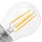 Bombilla LED A50 E27 230VAC 4W luz cálida tipo clásica con filamentos tipo A