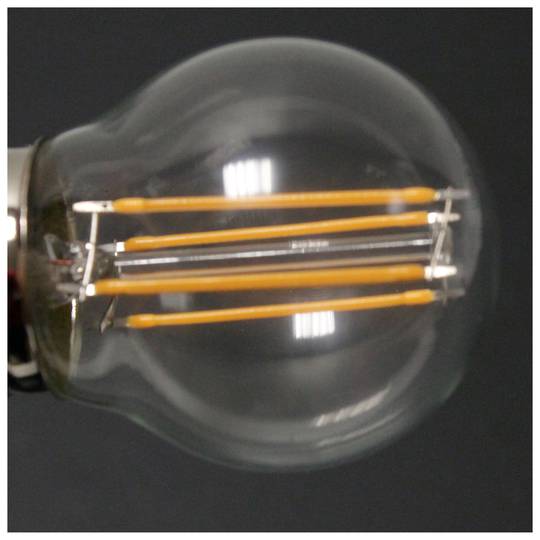 Żarówka LED A50 E27 230VAC 4W ciepłe światło, typ klasyczny z żarówkami typu B.