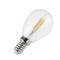 LED bulb light G45 E14 2W 230VAC warm classic type with type A filaments