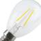LED bulb light G45 E14 2W 230VAC warm classic type with type A filaments