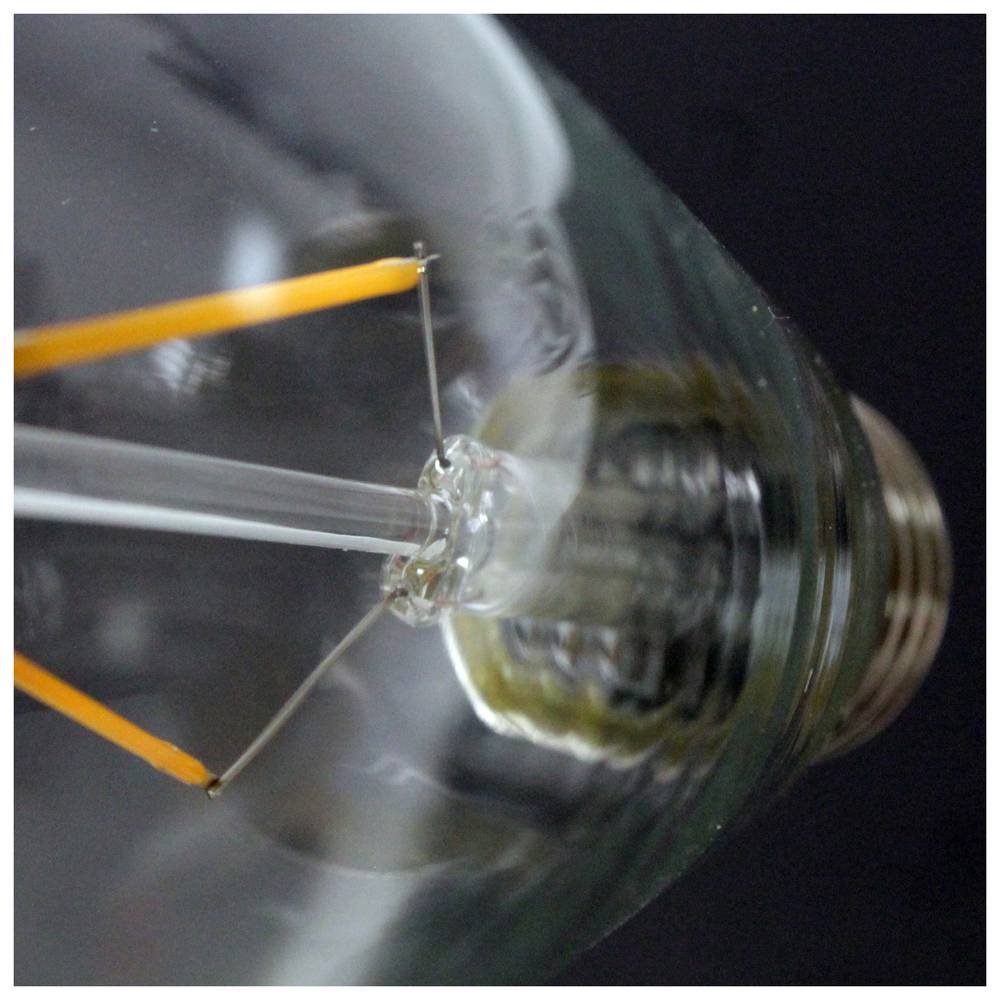 Bombeta LED ST64 E27 230VAC 2W llum càlida tipus vintage amb filaments