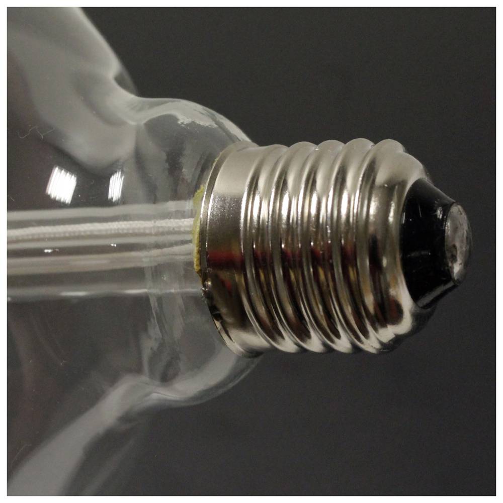 Lampadina a LED G125 E27 230VAC 4W luce calda tipo vintage con filamenti