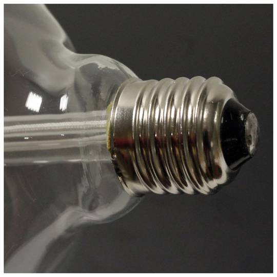 Lampadina a LED G125 E27 230VAC 4W luce calda tipo vintage con filamenti