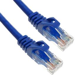 Cabo de rede ethernet LAN UTP RJ45 Cat.6a azul 3 metros