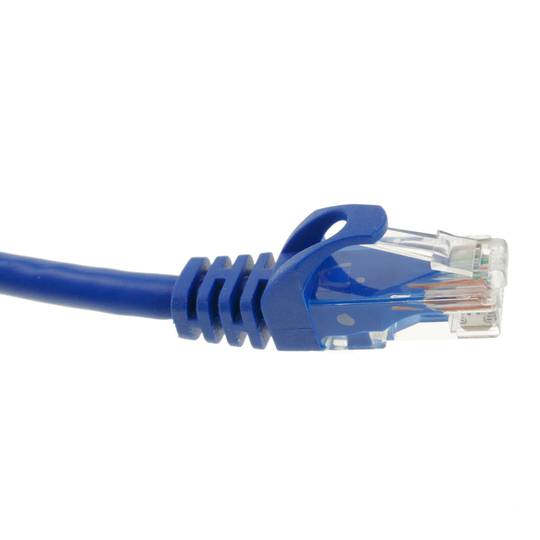 Cabo de rede ethernet LAN UTP RJ45 Cat.6a azul 5 m