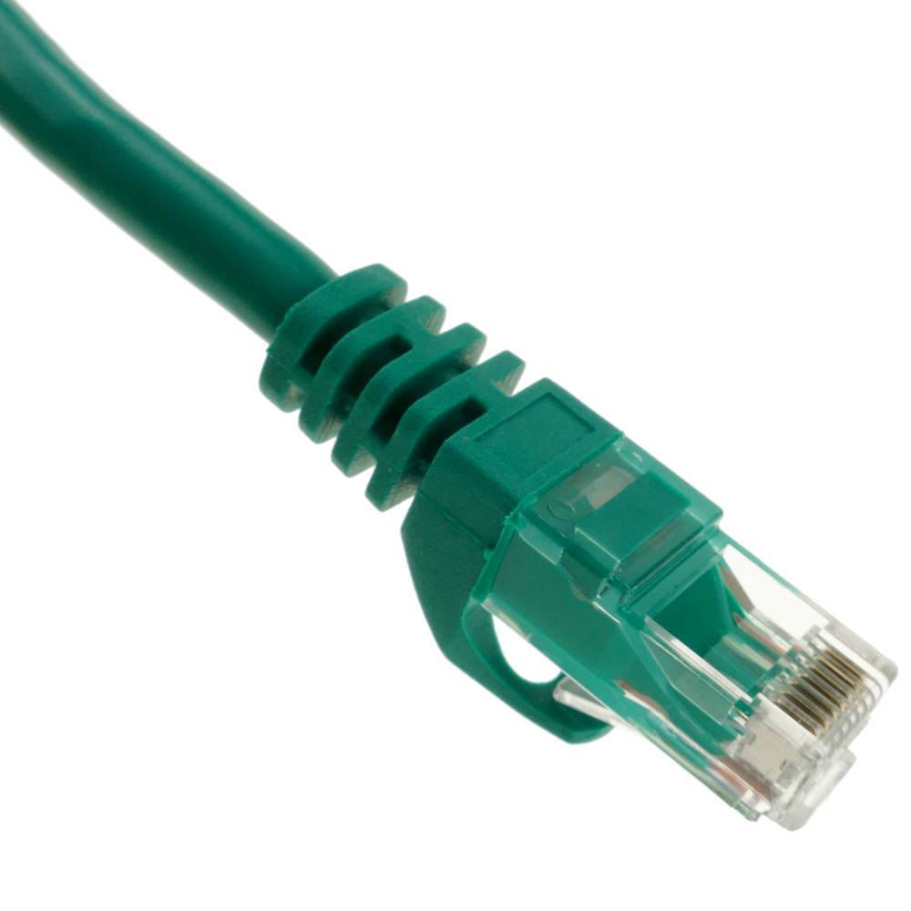Kabel sieci Ethernet LAN UTP RJ45 Kat. 6a zielony 50 cm