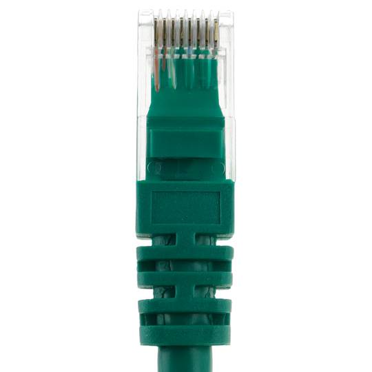 Kabel sieci Ethernet LAN UTP RJ45 Kat. 6a zielony 50 cm